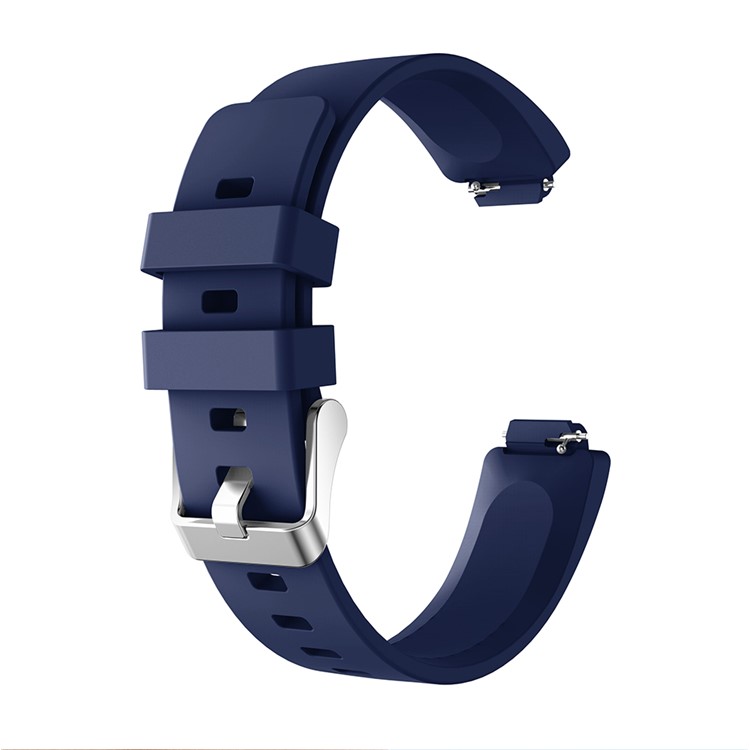 Bracelet De Montre En Silicone Souple Pour Fitbit Inspire / Inspirer Les RH - Taille L / Bleu Foncé-1