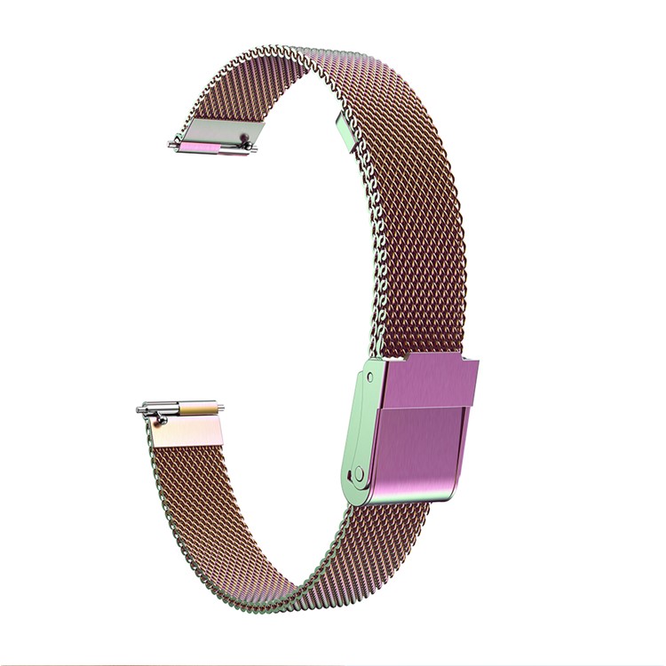 Substituição Magnética Da Parte Da Faixa Do Relógio Da Curvatura De Aço Inoxidável Milanese Da Malha Milanese Para O Fitbit Inspira HR / Inspirar - Cor-3