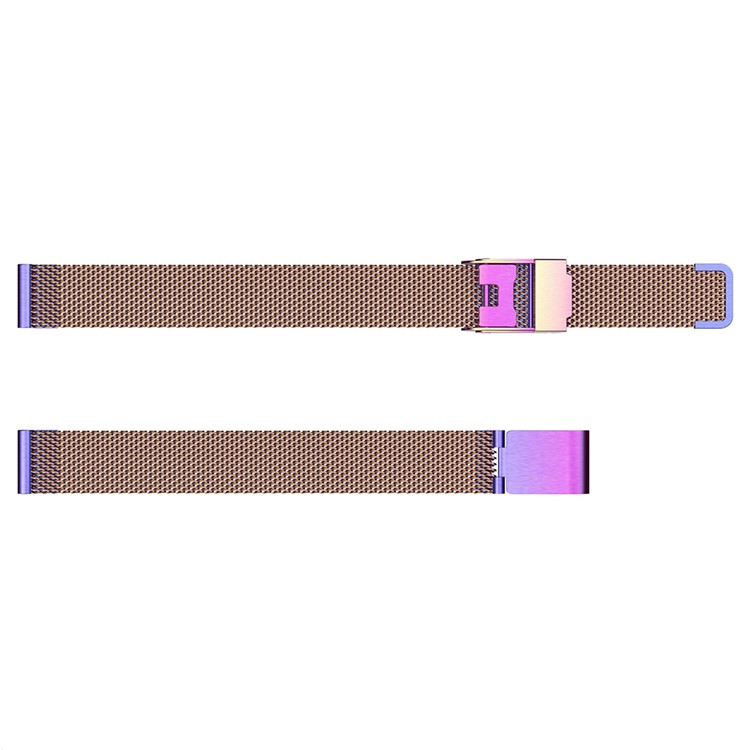 Substituição Magnética Da Parte Da Faixa Do Relógio Da Curvatura De Aço Inoxidável Milanese Da Malha Milanese Para O Fitbit Inspira HR / Inspirar - Cor-4