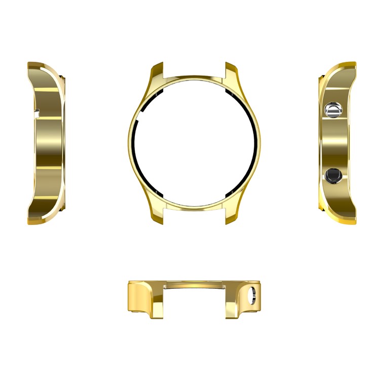 Electroplating Soft TPU Protection Case Cover for Huawei Watch 2 Pro - Gold-6