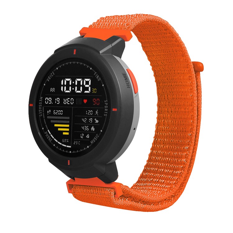 

Застежка-липучка Нейлоновый Ремешок Для Часов Замена Для Amazfit Грани 3 - Оранжевый, Other Phone Models