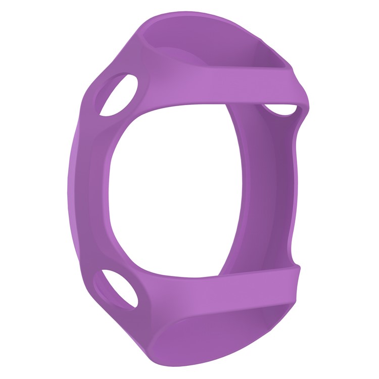 Soft Silicone Protector Watch Case for Garmin Forerunner 610 - Purple-2