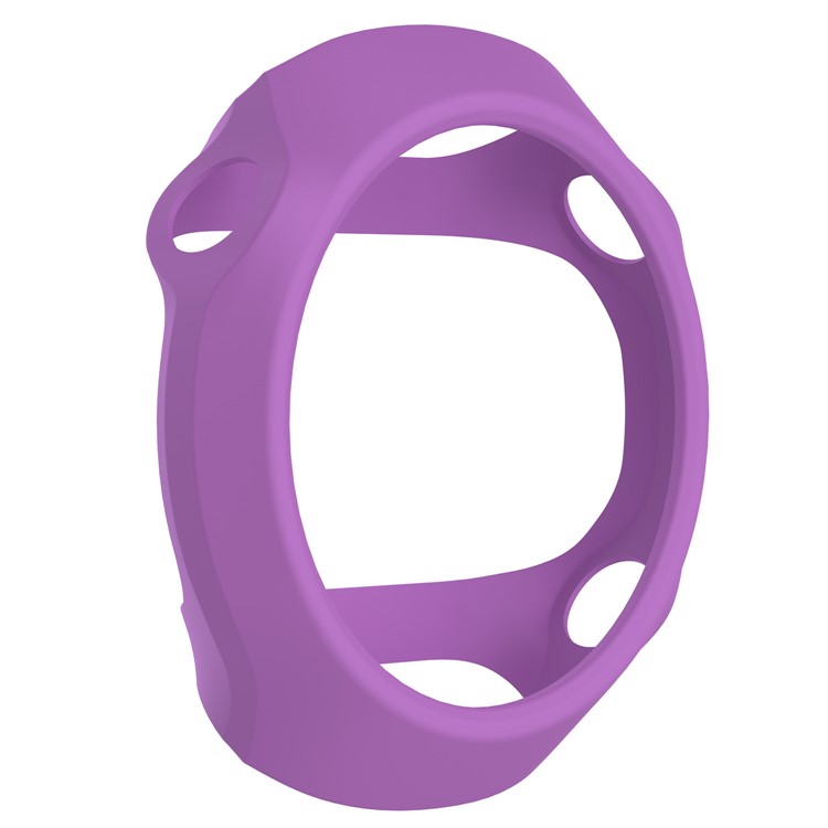 Soft Silicone Protector Watch Case for Garmin Forerunner 610 - Purple-3