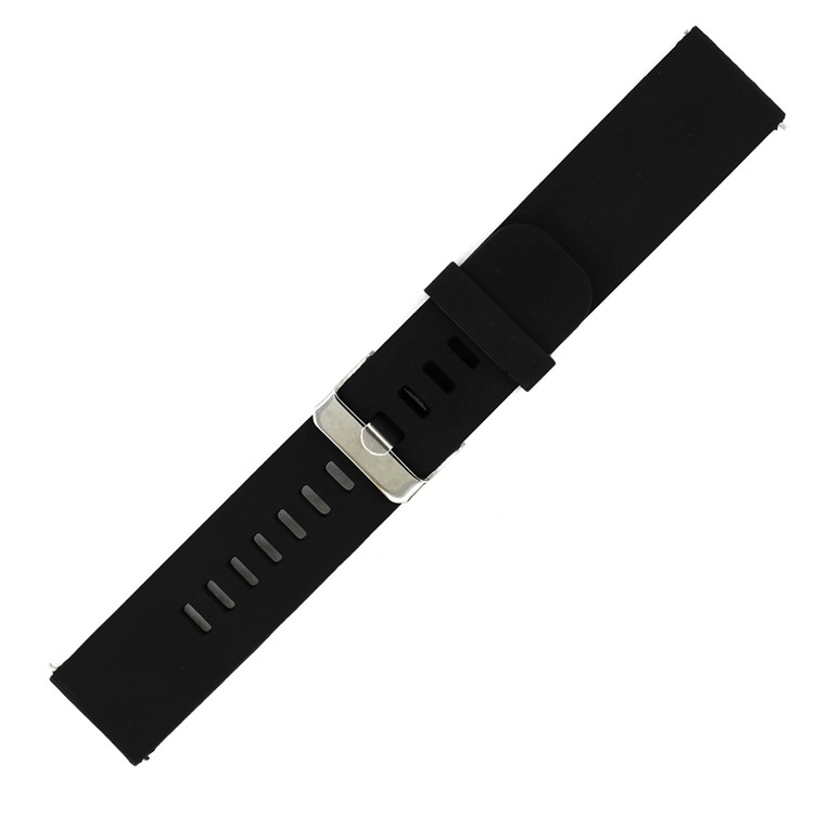 20mm Silicone Wrist Strap for Samsung Gear S2 Classic / Gear Sport / Galaxy Watch 42mm - Black-3