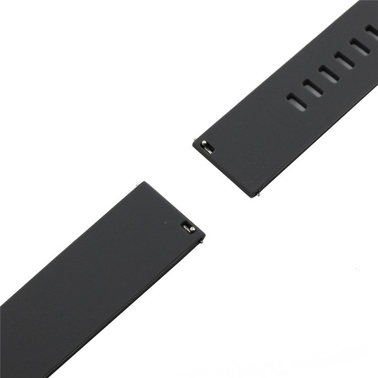 Alça De Pulso De Silicone De 20mm Para Samsung Gear S2 Classic / Esporte De Engrenagem / Relógio Galáxia 42mm - Cinzento-3