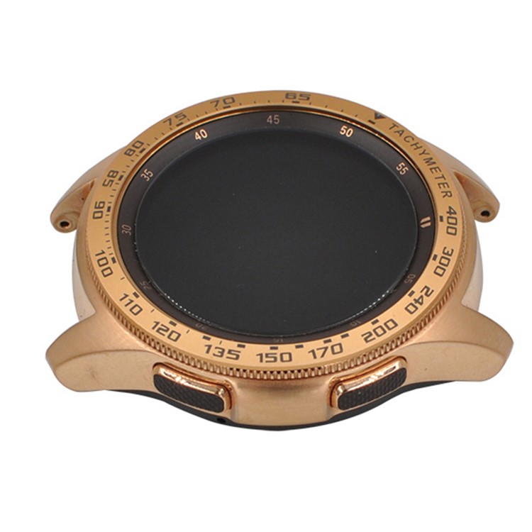 Anello Antigraffio In Lega Di Alluminio Smartwatch Quadrante Velocità Anelli Anelli Accessorio Per Samsung Galaxy Watch 42mm - Oro-3