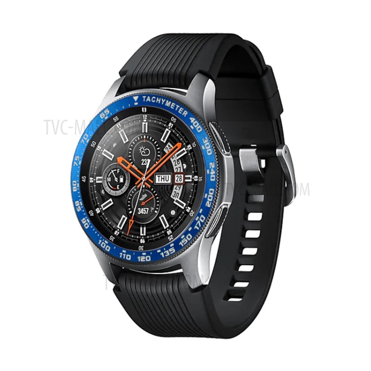 Antikratz Aluminiumlegierung Smartwatch Wählgeschwindigkeit Lünette Ringe Zubehör Für Samsung Galaxy Uhr 42mm - Blau-3