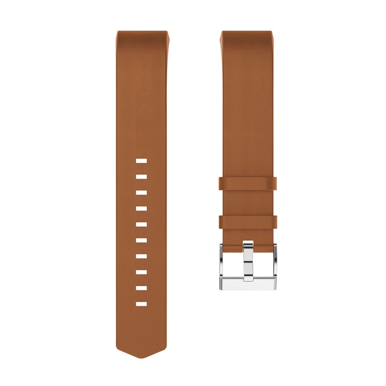 PU Leder Smart Watch Band Für Fitbit Charge 2 - Braun-2