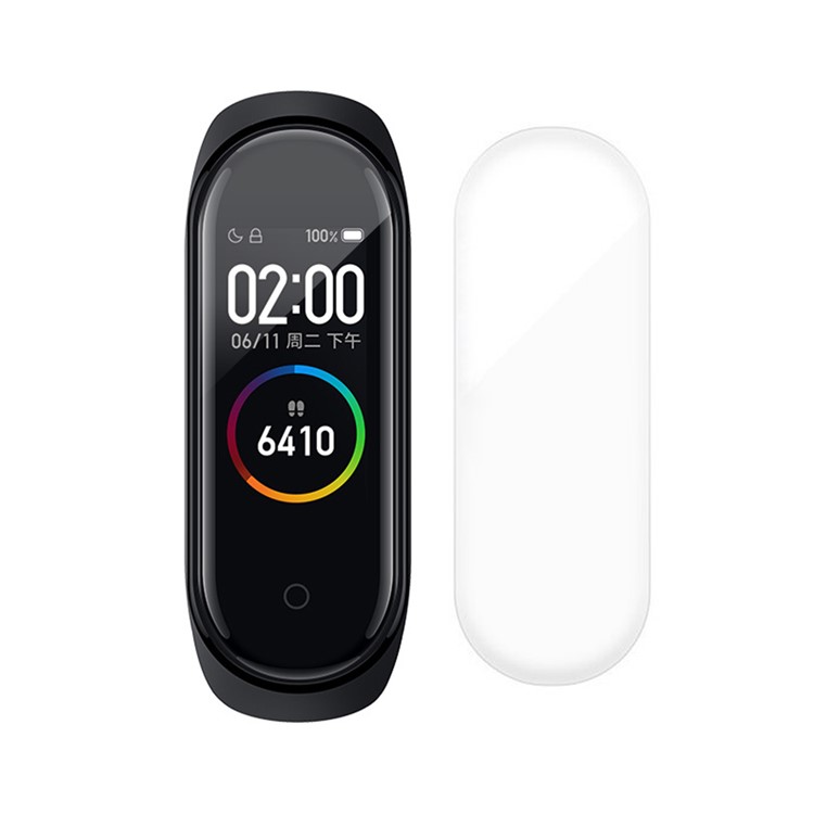 5PCS Full Screen 9D Water Gel Soft TPU Screen Protective Films for Xiaomi Mi Smart Band 4-6