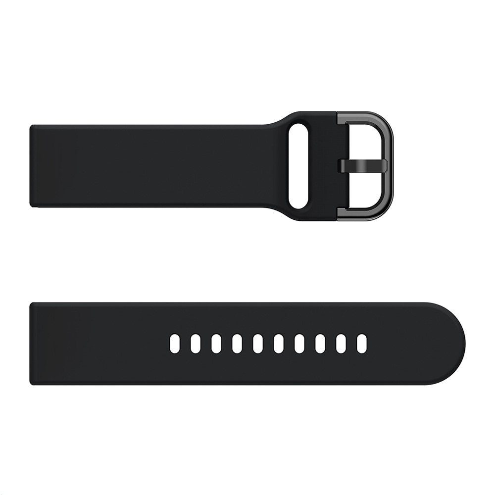 Silicone Smart Watch Band for Garmin Forerunner 245 - Black-4