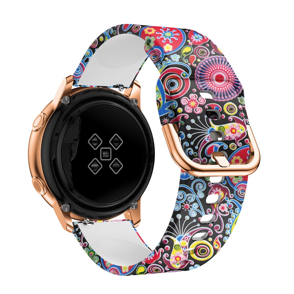 20mm Pattern Printing Silicone Watch Strap for Samsung Galaxy Watch