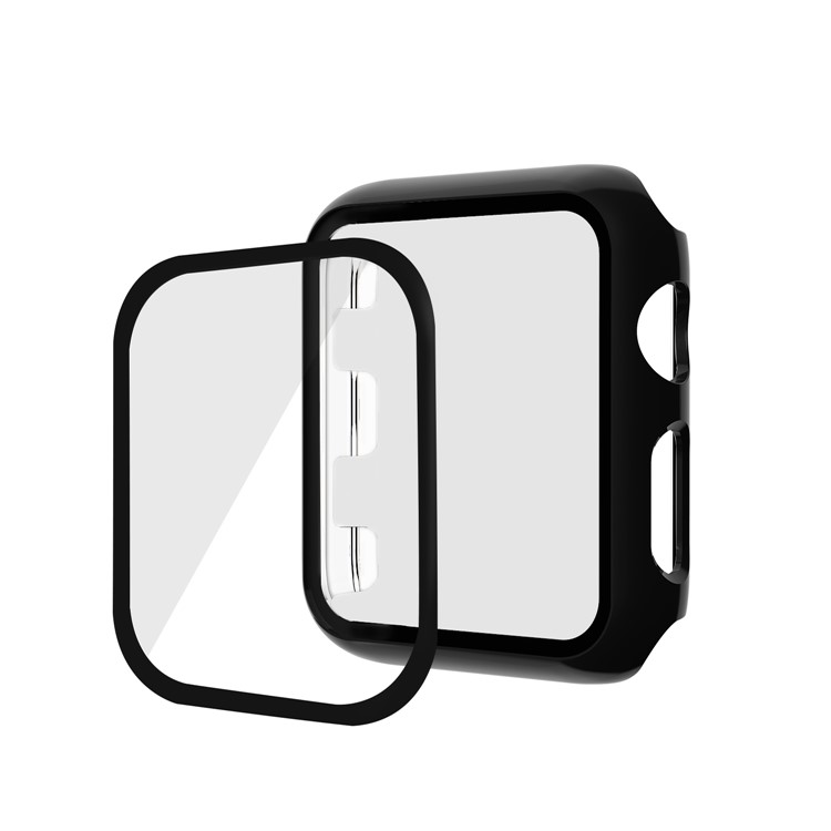 Electroplating PC+Tempered Glass Watch Screen Film for Apple Watch Series 3 / 2 42 mm-1