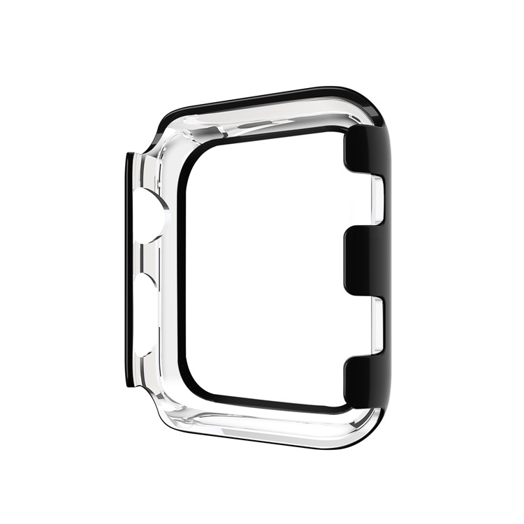 Electroplating PC+Tempered Glass Watch Screen Film for Apple Watch Series 3 / 2 42 mm-2