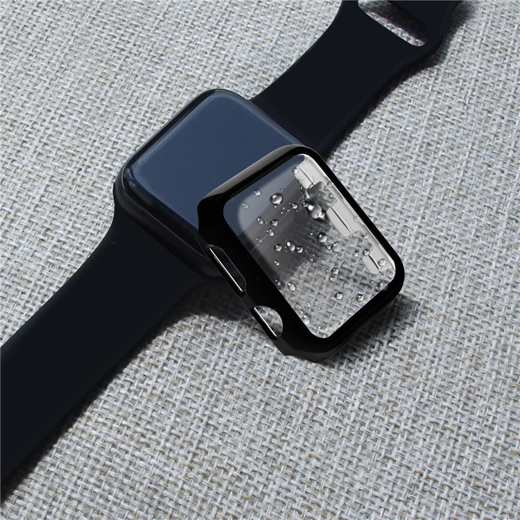 Electroplating PC+Tempered Glass Watch Screen Film for Apple Watch Series 3 / 2 42 mm-3