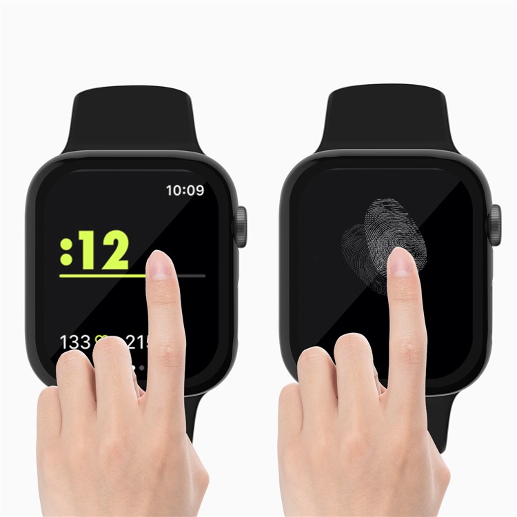 Electroplating PC+Tempered Glass Watch Screen Film for Apple Watch Series 3 / 2 42 mm-7