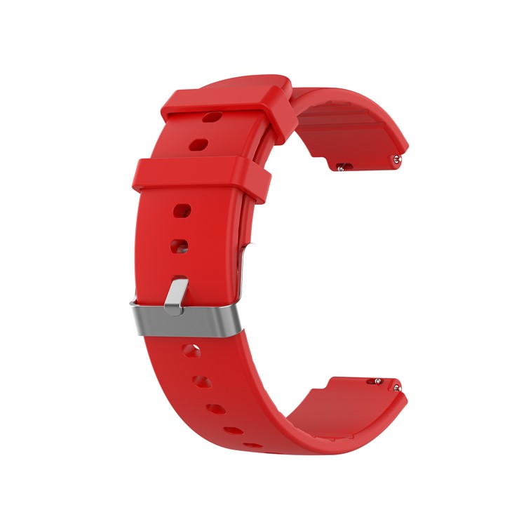 Silicone Replacement Smart Watch Band for Amazfit Smartwatch 2 - Red-1