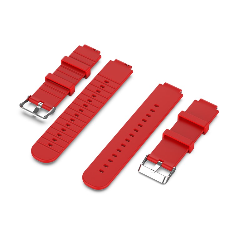 Silicone Replacement Smart Watch Band for Amazfit Smartwatch 2 - Red-4