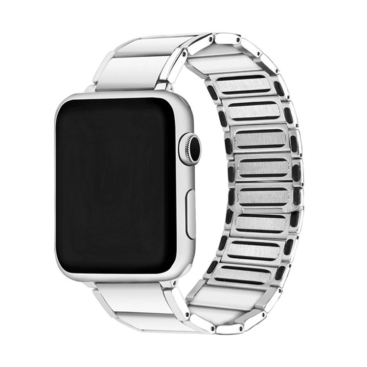 Shop Magnetic Stainless Steel Watch Band for Apple Watch Series 4 44mm/Series 3/2/1 42mm 
