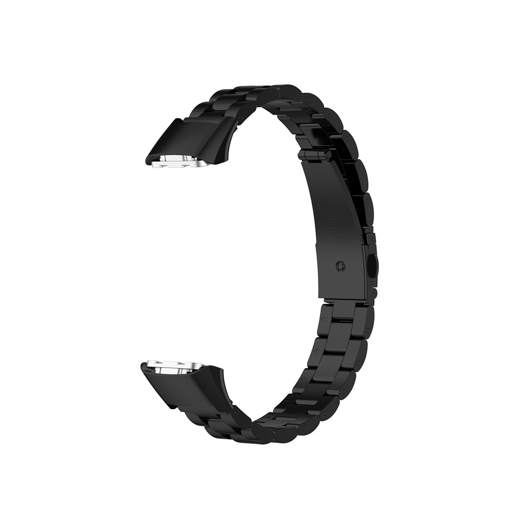 Per Samsung Galaxy Fit SM-R370 Watch Watch in Acciaio Inossidabile Sostituzione Del Cinturino da Polso - Nero