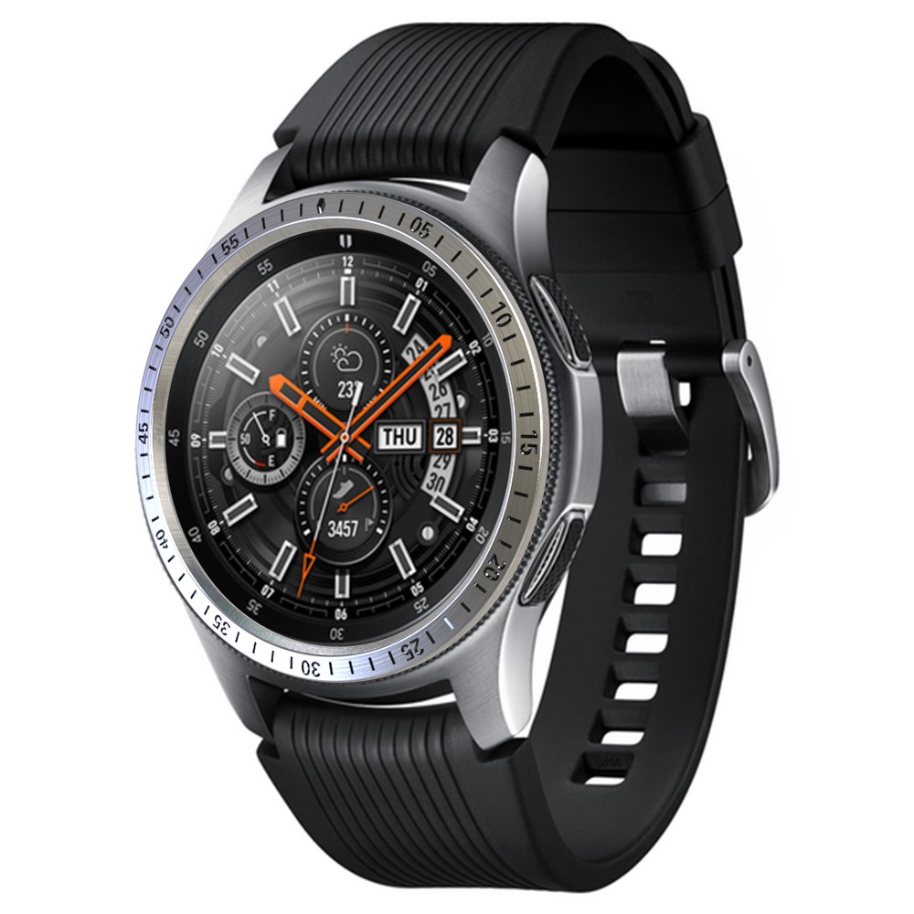 Metal Bezel Time Scale Circle for Samsung Galaxy Watch 46mm - Silver-3