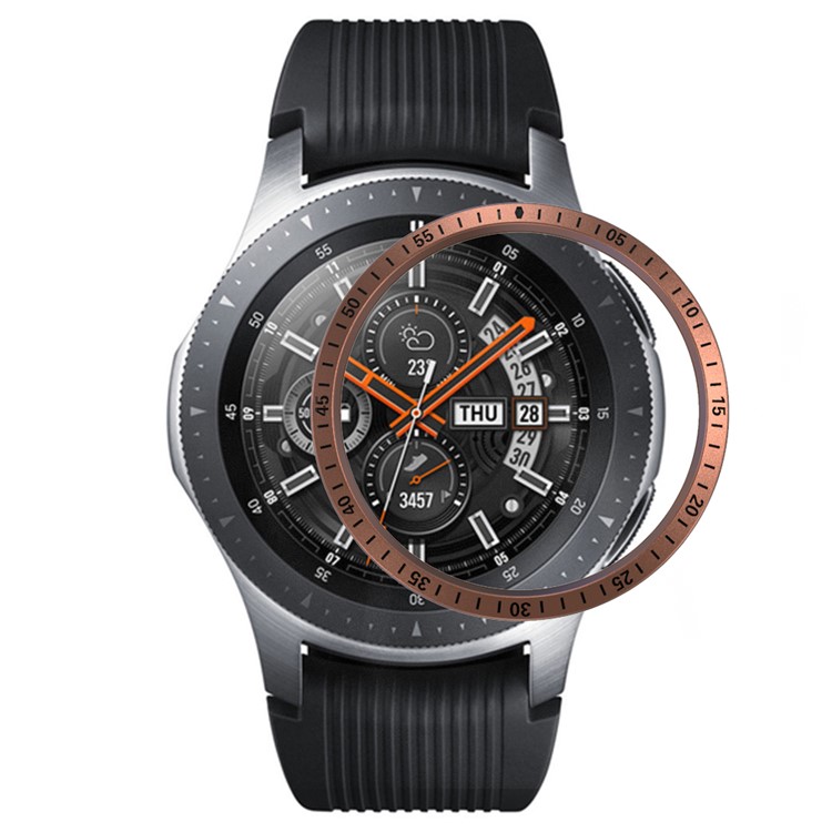 Metal Bezel Time Scale Circle for Samsung Galaxy Watch 46mm - Rose Gold-1