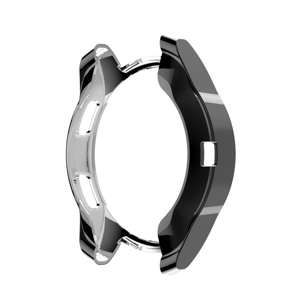 Plated TPU Protection Frame Case for Samsung Gear S2 / Galaxy Watch 42mm - Black-2