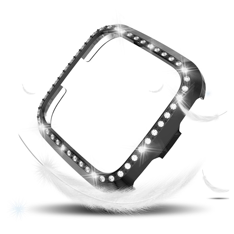 Cadre En Strass Décor Pc Cadre Pour Fitbit Versa / Vice Versa - Noir-2