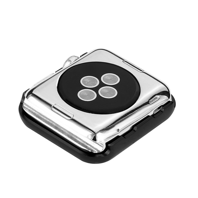 Rhinestone Decor Aluminum Alloy Bumper Case for Apple Watch Series 3/2/1 38mm - Black-4