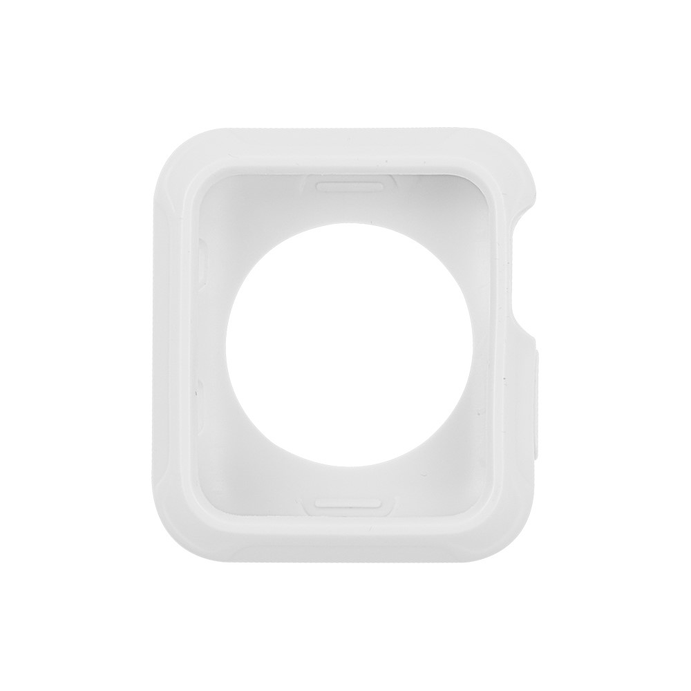 copertura Protettiva Per Orologio In TPU Morbido Per Apple Watch Serie 3/2/1 42mm - Bianca-1
