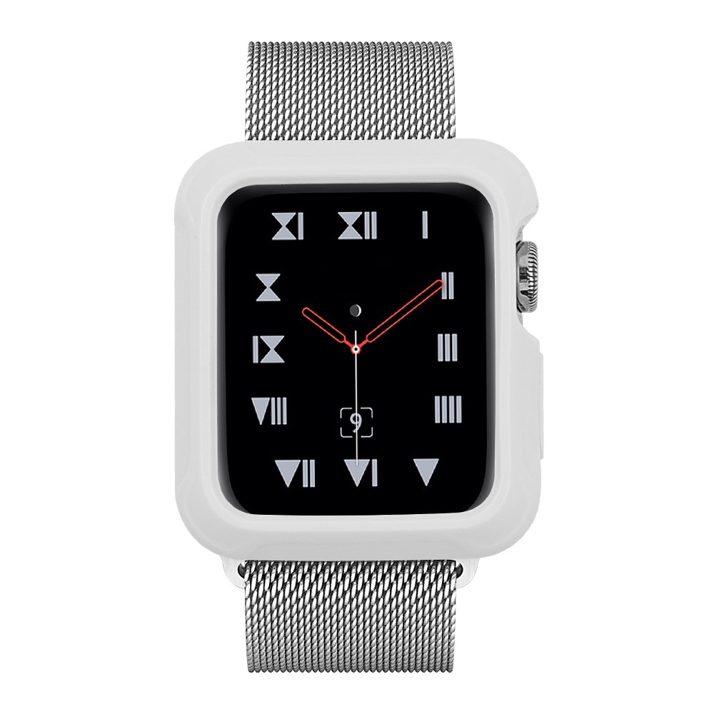 copertura Protettiva Per Orologio In TPU Morbido Per Apple Watch Serie 3/2/1 42mm - Bianca-2