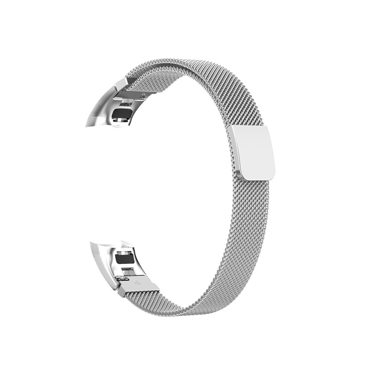 Adjustable Stainless Steel Milanese Watch Bracelet Smart Watch Band Watchband Strap for Huawei Honor 5 / Honor 4 ENC CRS-B19 CRS-B19S - White-4