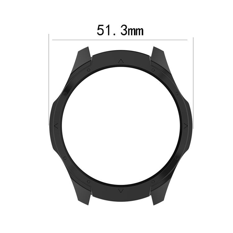 Drop Proof Smart Watch Frame Protective PC Case for TicWatch S2 - Black-4