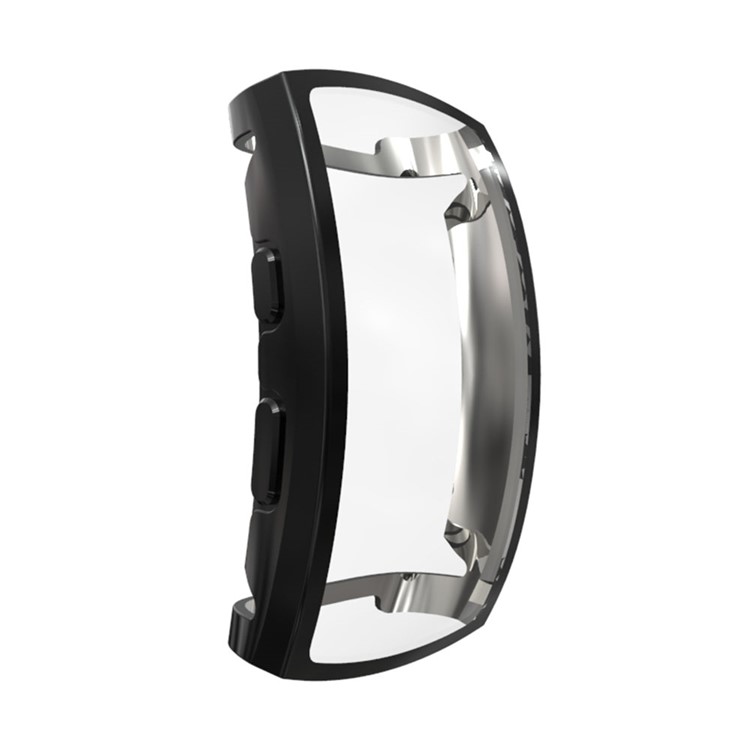 Electroplating TPU Watch Shell for Samsung Gear Fit 2 Pro - Black-2