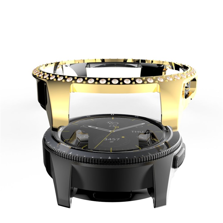 Étui à Pare-chocs PC de Décoration en Strass Pour Samsung Galaxy Watch 42 mm - or-4