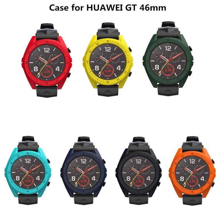 PC Frame Bumper Case for Huawei Watch GT 46mm - Black-6