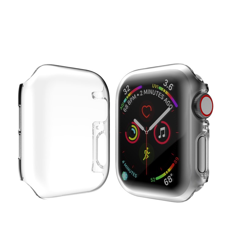 Étui De Protection Complet Pour Montre PC Pour Montre Apple De La Série 4 De 44 Mm - Transparent-2