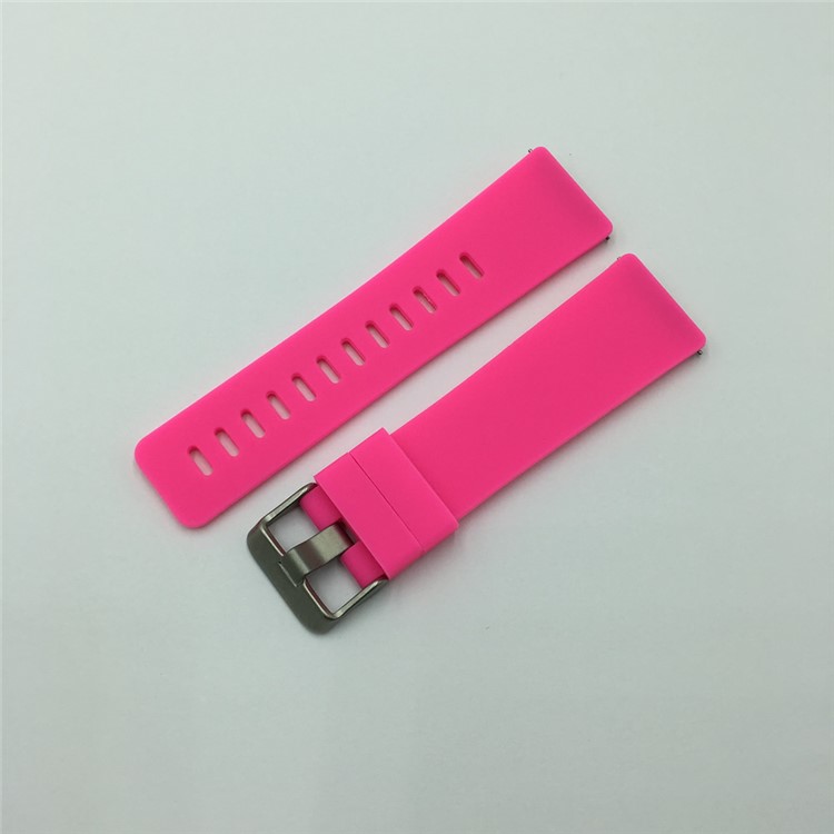 Solid Color TPU Replacement Watchband for Fitbit Versa - Rose-2