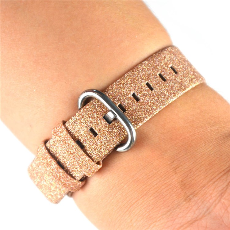 Navidad Que Brilla Correa De Reloj Inteligente De Reemplazo De Cuero Genuino Para La Serie Reloj De Manzana 5/4 44mm / Serie 3/2/1 42mm - N Estilo-10