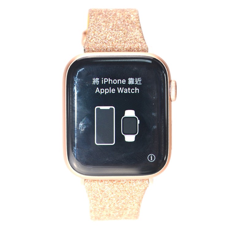 Navidad Que Brilla Correa De Reloj Inteligente De Reemplazo De Cuero Genuino Para La Serie Reloj De Manzana 5/4 44mm / Serie 3/2/1 42mm - N Estilo-4
