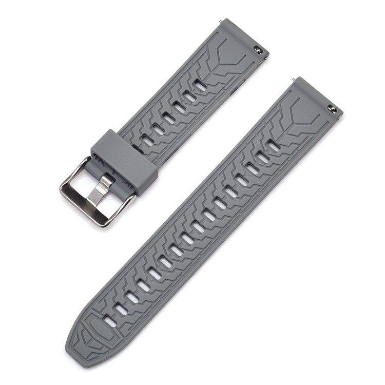 Motif Camouflage Remplacement Bracelet Silicone Pour Samsung Galaxy S Montre 46mm - Gris-3