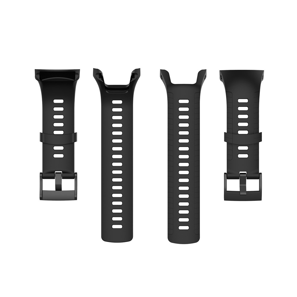 Soft Silicone Watch Band for Suunto 5 22.5mm - Black-6