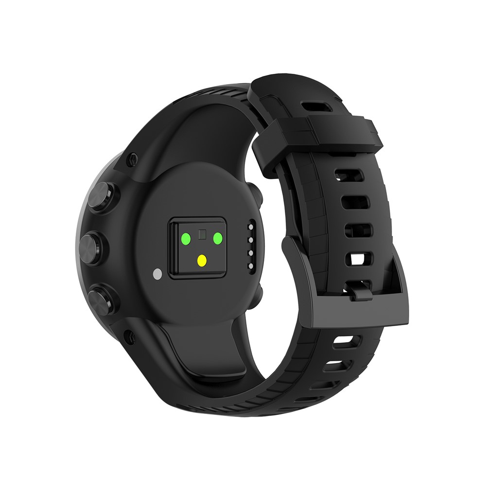 Sangle De Bande De Montre Smart De Silicone Pour Suunto 5 - Noir-3