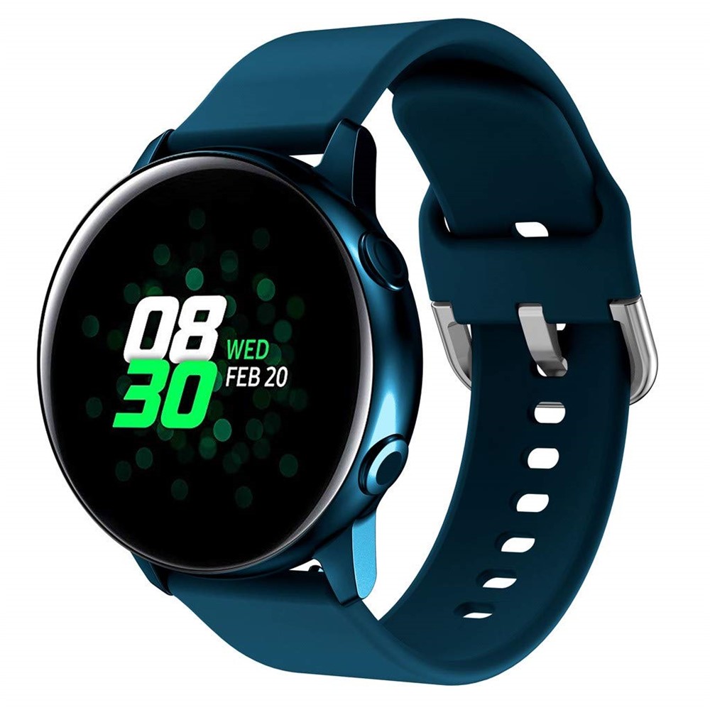20мм Силикон Замена Ремешок Для Garmin Перемещения Luxe / Стиль Шаг / Шаг 3 / Шаг Venu - Темно-синий-2
