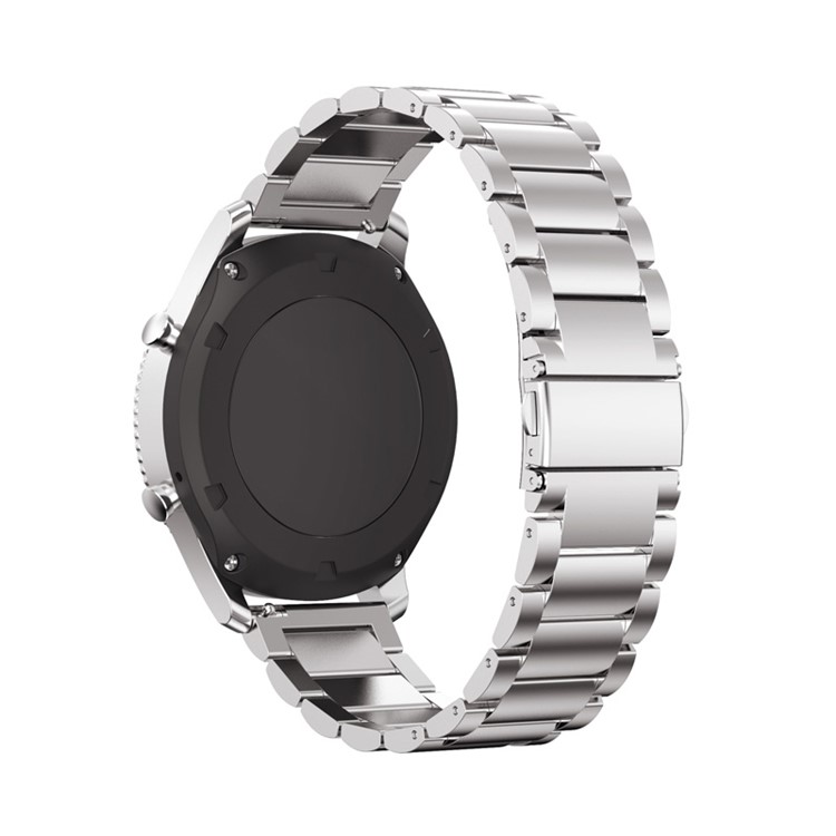 20MM Three Beads Stainless Steel Watchband Replacement Strap for Garmin Move Luxe/Move Style/Move 3/Move Venu - Silver-4