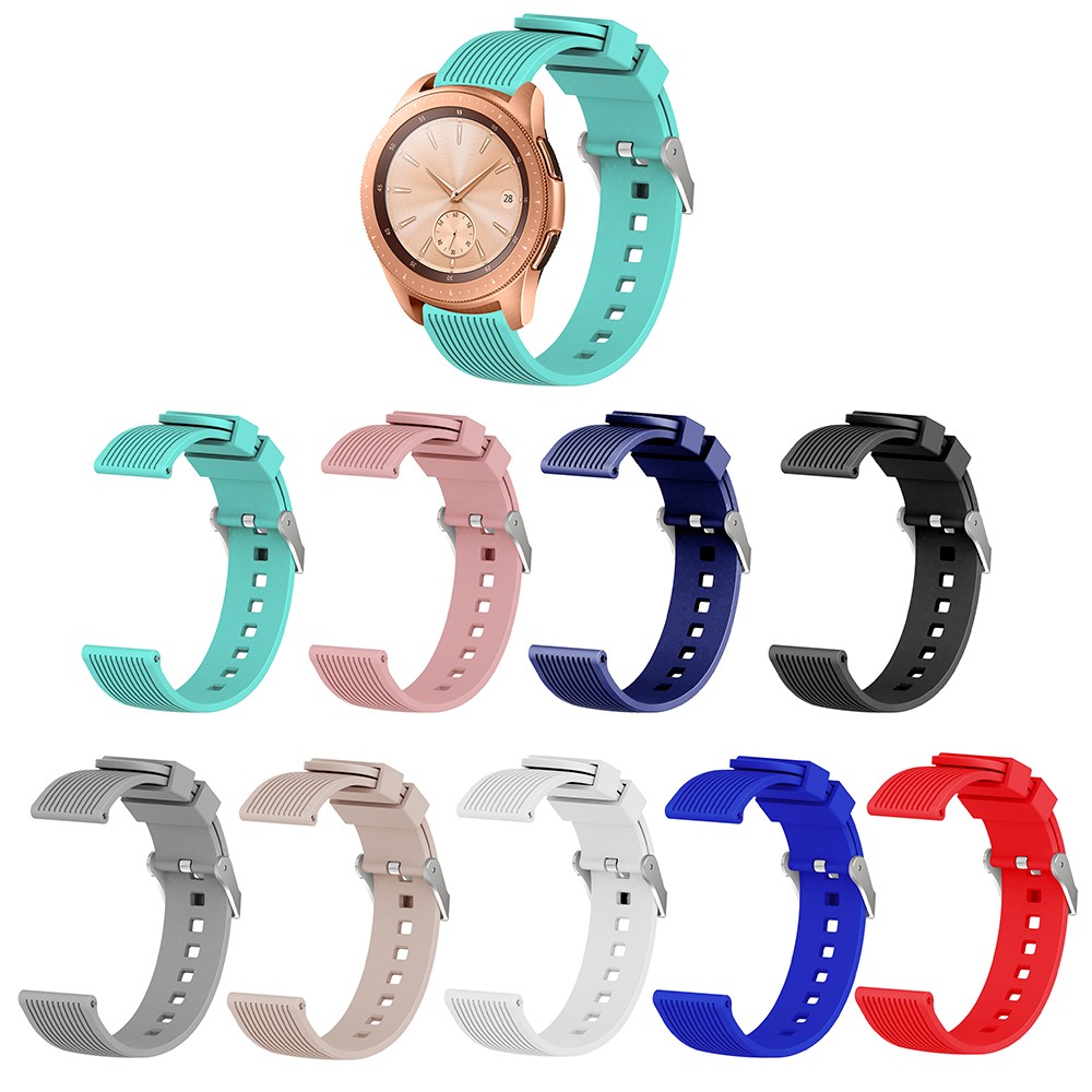 Stripe Texture Silicone Smart Watch Band for GarminMove Luxe/Move Style/Move 3/Move Venu - White-3