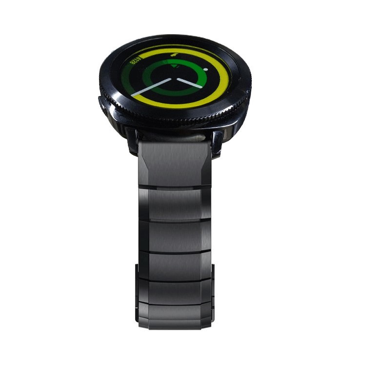 One Bead Stainless Steel Watchband Replacement Strap for Garmin Move Luxe/Move Style/Move 3/Move Venu 20MM - Black-3