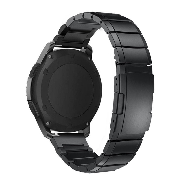 One Bead Stainless Steel Watchband Replacement Strap for Garmin Move Luxe/Move Style/Move 3/Move Venu 20MM - Black-5