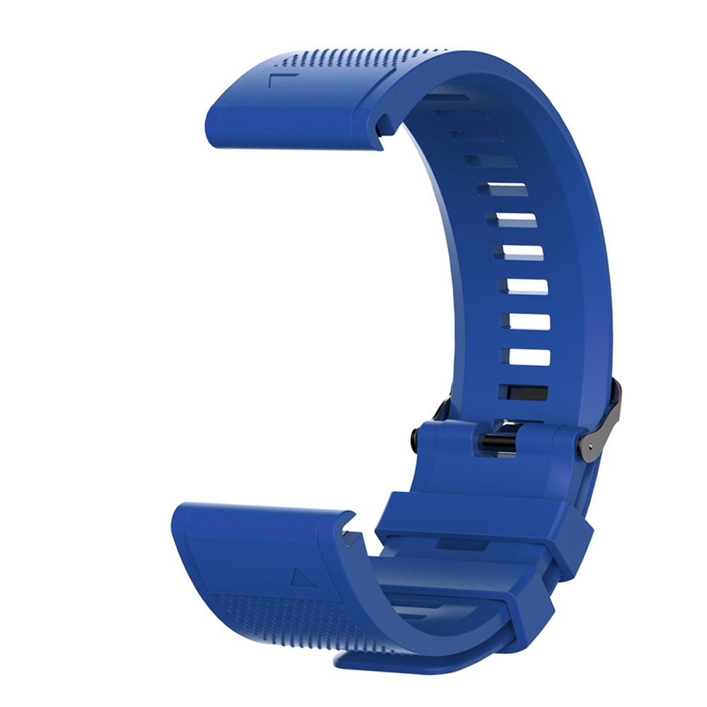 Soft Silicone Wrist Watch Band Replacement Strap for Garmin Fenix 6X/6X Pro/Fenix 5X/Fenix 5X Plus 26MM - Baby Blue-1