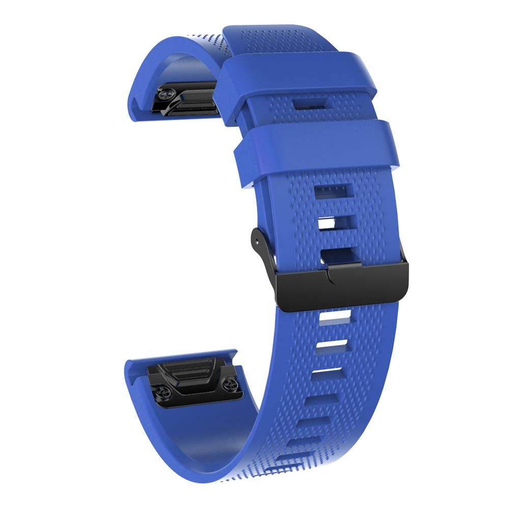 Soft Silicone Wrist Watch Band Replacement Strap for Garmin Fenix 6X/6X Pro/Fenix 5X/Fenix 5X Plus 26MM - Baby Blue-2