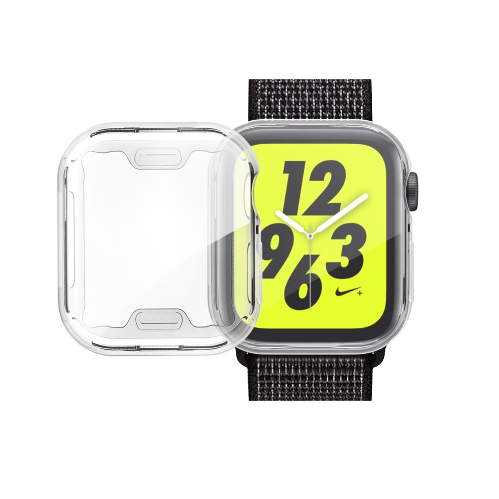 Eletroplatando TPU Watch Shell Para Apple Watch Series 3/2/1 38mm - Transparente-6